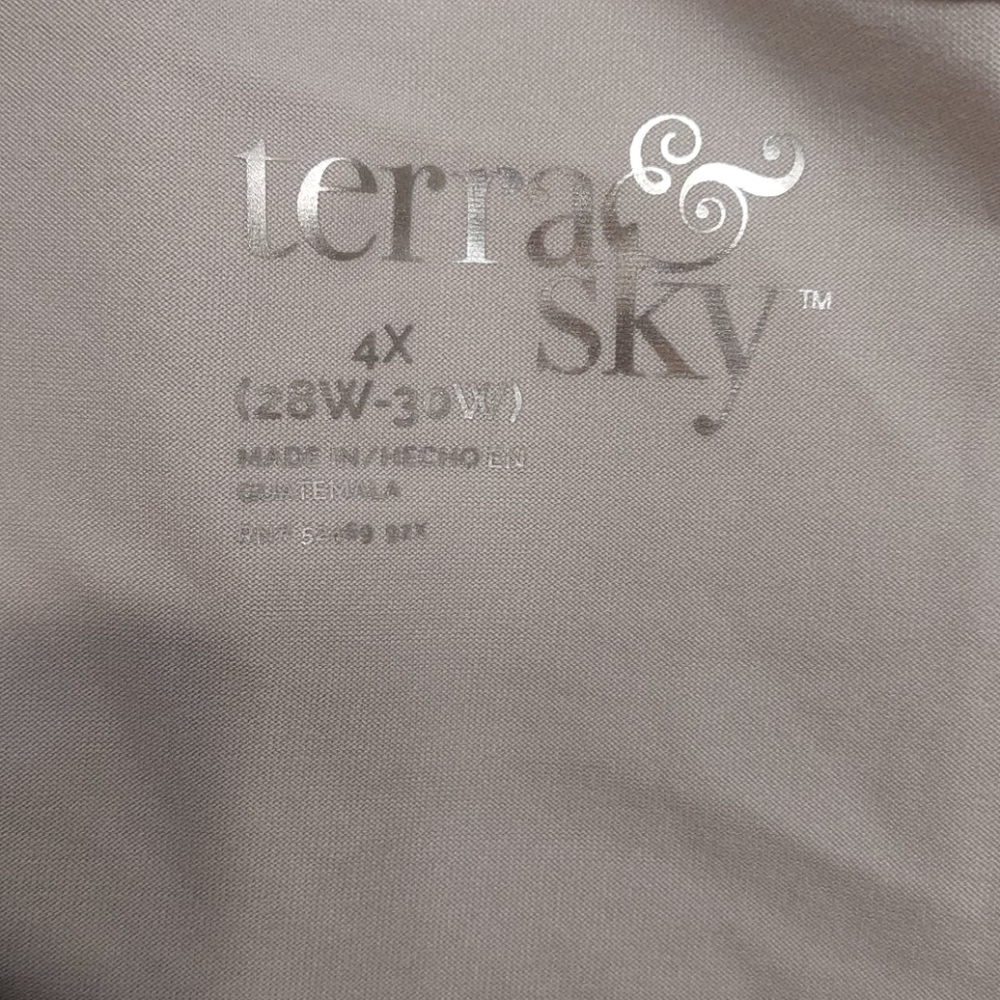 Terra and Sky tank top long cami tan layering - Picture 4 of 7